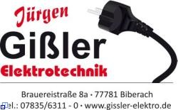 Jürgen Gißler Elektrotechnik Logo
